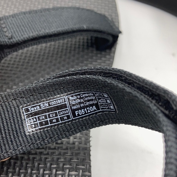 Teva Women's Original Universal Black Sandals - Picture 6 of 6